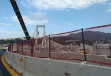 Le foto dei lavori in corso a Genova sul ponte crollato