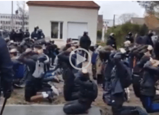 Francia Shock Violenze e Retate contro centinaia di studenti in ginocchio