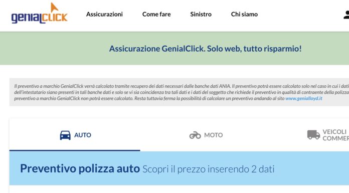 GenialClick: assicurazione che taglia tutto anche l’assistenza, utenti abbandonati.