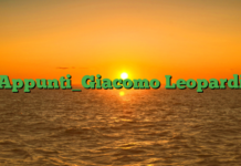 Appunti_Giacomo Leopardi Appunti_Giacomo Leopardi