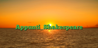 Appunti_Shakespeare Appunti_Shakespeare