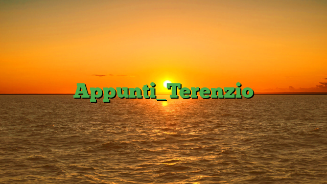Appunti_Terenzio