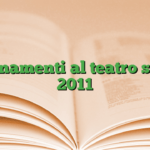 Abbonamenti al teatro  sistina 2011