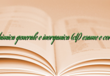 Chimica generale e inorganica (ctf) esame e corso Chimica generale e inorganica (ctf) esame e corso