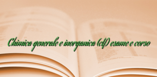 Chimica generale e inorganica (ctf) esame e corso Chimica generale e inorganica (ctf) esame e corso