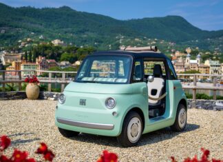 Fiat presenta la nuova Topolino Green elettrica per la città La nuova Fiat Topolino elettrica da città stilosa