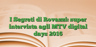 I Segreti di Rovazzi: super intervista agli MTV digital days 2016 I Segreti di Rovazzi: super intervista agli MTV digital days 2016