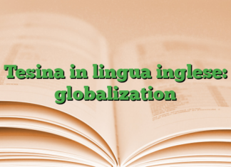 Tesina in lingua inglese: globalization Tesina in lingua inglese: globalization