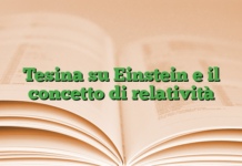 Tesina su Einstein e il concetto di relatività Tesina su Einstein e il concetto di relatività