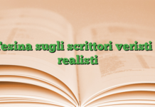 Tesina sugli scrittori veristi e realisti Tesina sugli scrittori veristi e realisti