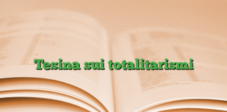 Tesina sui totalitarismi Tesina sui totalitarismi