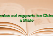 Tesina sul rapporto tra Chiesa e Stato Tesina sul rapporto tra Chiesa e Stato