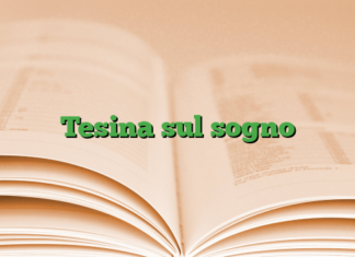 Tesina sul sogno Tesina sul sogno