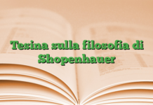 Tesina sulla filosofia di Shopenhauer Tesina sulla filosofia di Shopenhauer