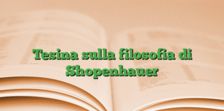Tesina sulla filosofia di Shopenhauer Tesina sulla filosofia di Shopenhauer