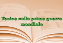 Tesina sulla prima guerra mondiale Tesina sulla prima guerra mondiale