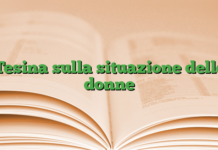 Tesina sulla situazione delle donne Tesina sulla situazione delle donne