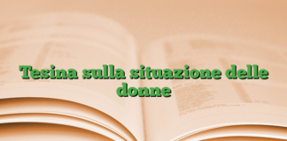 Tesina sulla situazione delle donne Tesina sulla situazione delle donne