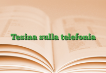 Tesina sulla telefonia Tesina sulla telefonia