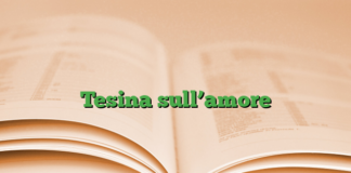 Tesina sull’amore Tesina sull’amore