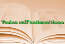 Tesina sull’antisemitismo Tesina sull’antisemitismo