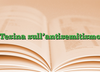 Tesina sull’antisemitismo Tesina sull’antisemitismo