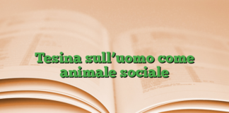 Tesina sull’uomo come animale sociale Tesina sull’uomo come animale sociale