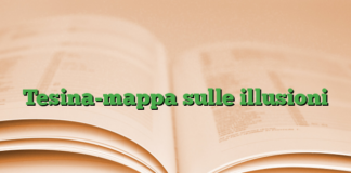 Tesina-mappa sulle illusioni Tesina-mappa sulle illusioni
