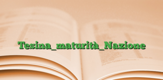 Tesina_maturità_Nazione Tesina_maturità_Nazione