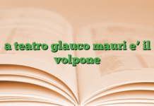 a teatro glauco mauri e’ il volpone a teatro glauco mauri e’ il volpone