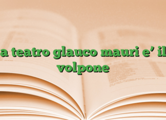 a teatro glauco mauri e’ il volpone a teatro glauco mauri e’ il volpone