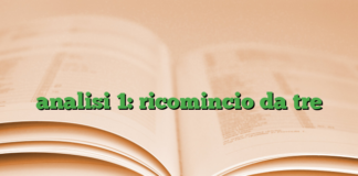 analisi 1: ricomincio da tre analisi 1: ricomincio da tre