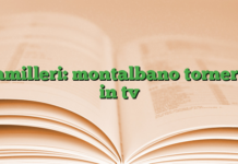 camilleri: montalbano tornera’ in tv camilleri: montalbano tornera’ in tv