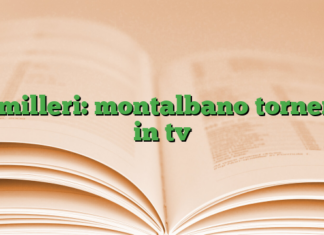 camilleri: montalbano tornera’ in tv camilleri: montalbano tornera’ in tv