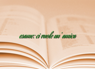 esame: ci vuole un’ amica esame: ci vuole un’ amica