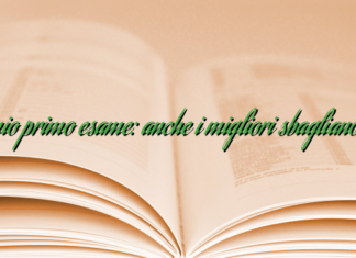 il mio primo esame: anche i migliori sbagliano!!!! il mio primo esame: anche i migliori sbagliano!!!!