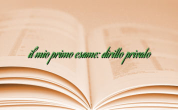 il mio primo esame: diritto privato il mio primo esame: diritto privato