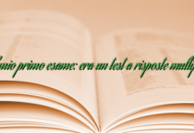 il mio primo esame: era un test a risposte multiple il mio primo esame: era un test a risposte multiple