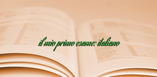 il mio primo esame: italiano il mio primo esame: italiano