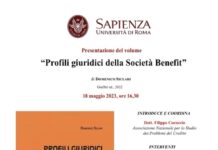Domenico Siclari: “Profili Giuridici della Società Benefit”