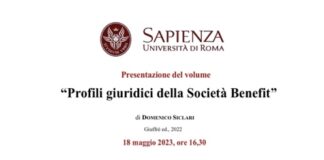 Domenico Siclari: “Profili Giuridici della Società Benefit”