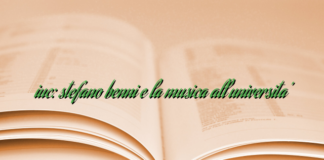 iuc: stefano benni e la musica all’universita’ iuc: stefano benni e la musica all’universita’