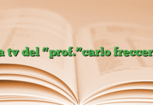 la tv del “prof.”carlo freccero la tv del “prof.”carlo freccero