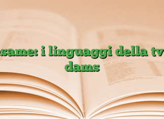 l’esame: i linguaggi della tv al dams l’esame: i linguaggi della tv al dams