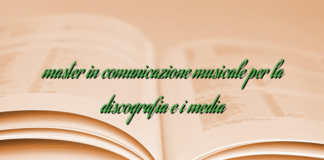 master in comunicazione musicale per la discografia e i media master in comunicazione musicale per la discografia e i media