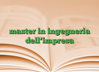 master in ingegneria dell’impresa master in ingegneria dell’impresa