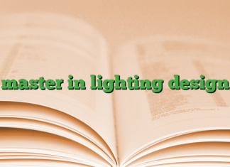 master in lighting design master in lighting design