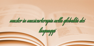 master in musicarterapia nella globalità dei linguaggi master in musicarterapia nella globalità dei linguaggi