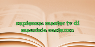 sapienza: master tv di maurizio costanzo sapienza: master tv di maurizio costanzo