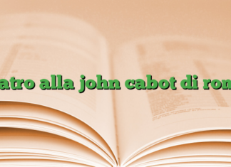 teatro alla john cabot di roma teatro alla john cabot di roma